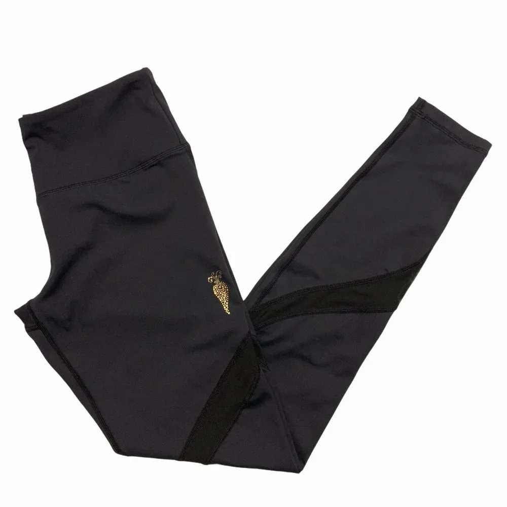 Wegman's Yoga for Life by Stency Leggings Mesh Lg - Picture 1 of 9
